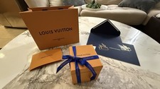 Autentyczne małe pudełko upominkowe LOUIS VUITTON LV 3,5 x 3,25 x 3,5 cala