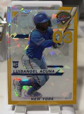 2025 Panini Prospect Edition #165 Luisangel Acuna  RC  Holo Gold #10/10