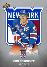 John Ogrodnick 2025-26 Upper Deck New York Rangers Centennial #32 NHL  ID:159084