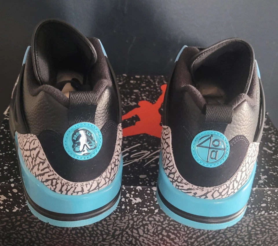 NUEVO AUTÉNTICO JORDAN SPIZIKE BAJO "AZUL GAMMA" EE. UU. 12 Foto 4 de 4