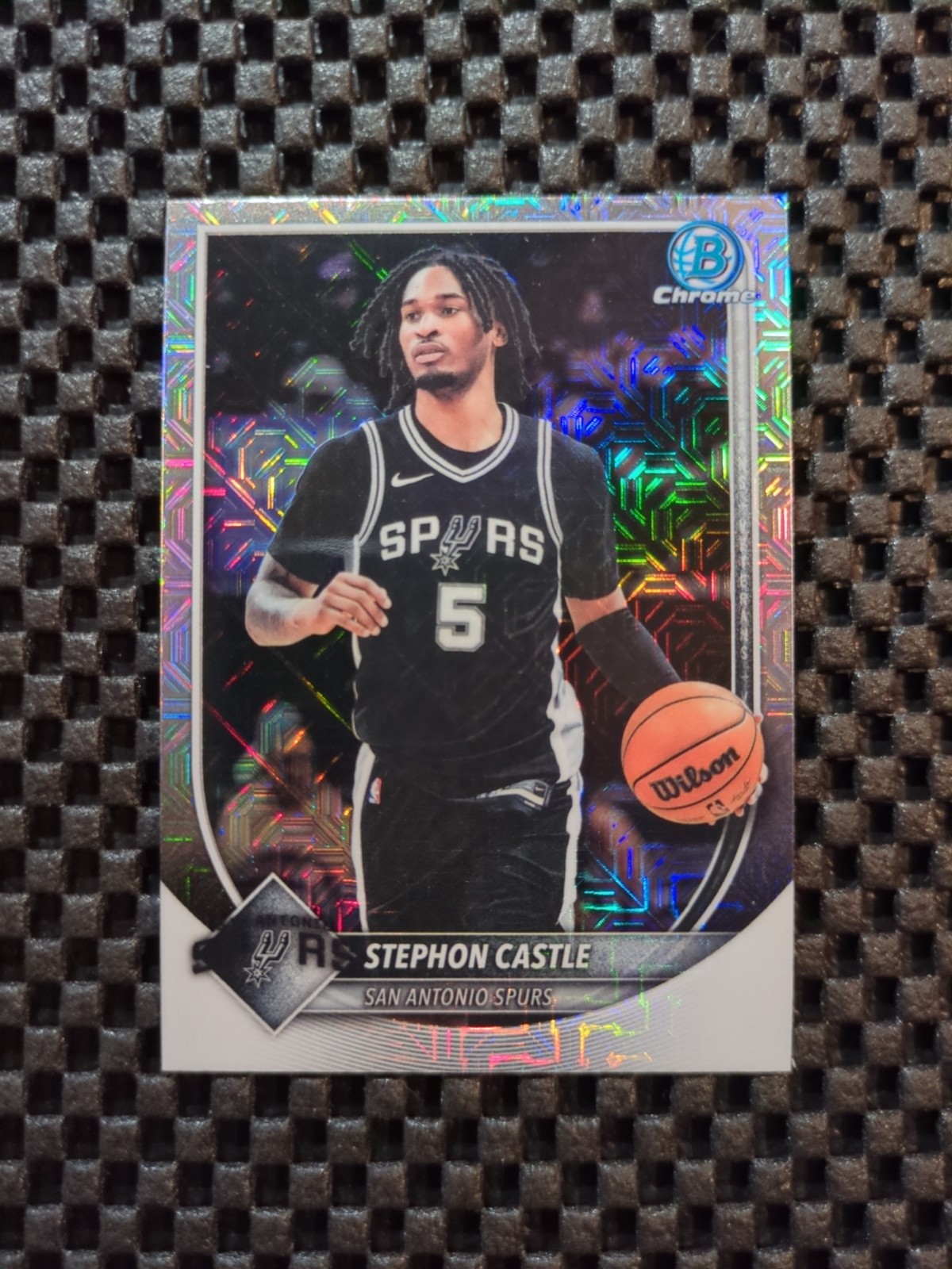 2025-26 Bowman - Chrome Stephon Castle #BCV-145 Mojo Refractor