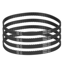 4pcs 160XL 037 Timing Belt 80 Teeth Rubber Geared Cogged Belt 0.20" Pitch