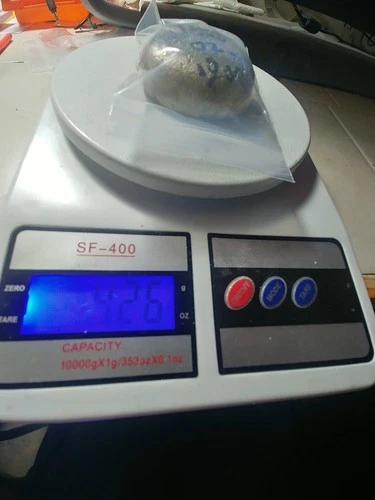 Silver chunk,424gms. .825 fine [smelted.925],  rd. nice