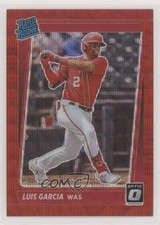 2021 Panini Donruss Optic Rated Rookie Red Wave Prizm Luis Garcia V #45 n1u