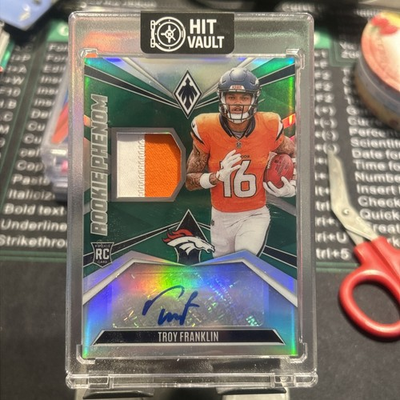 #ad 2024 Phoenix RPA Troy Franklin 13 25 Green RPA Rookie Phenom 🔥🔥 $70.00