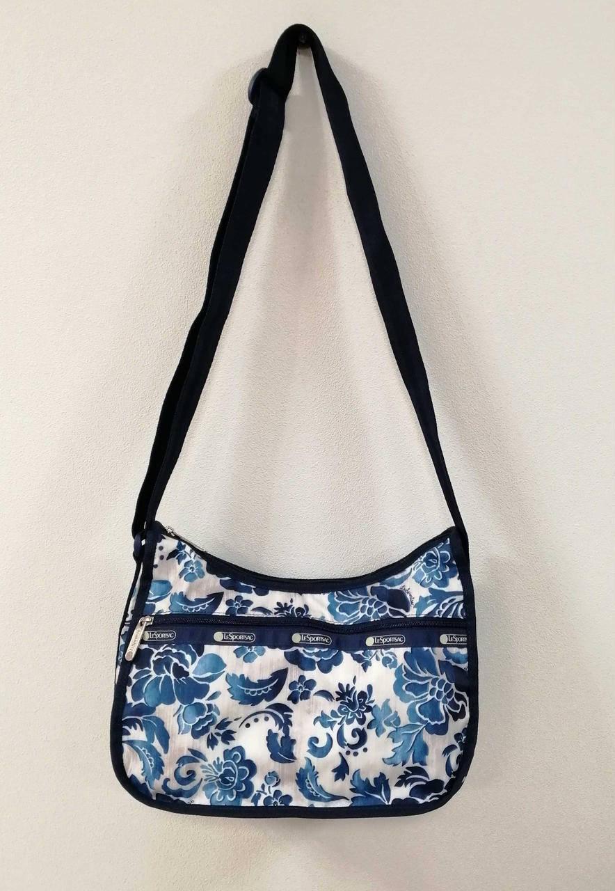 Flower Damask Pattern Shoulder Bag Lesportsac Mod… - image 2