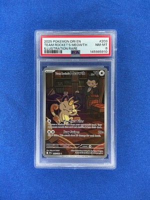 Team Rocket's Meowth 203/182 Sv10: Destined Rivals Holo for sale