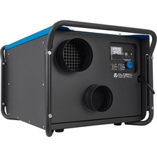 Global Industrial Desiccant Dehumidifier 105 Pints 115V Black  Blue