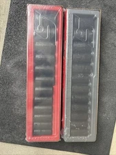For Snap-on Tools 24pc 1/2" Drive Metric & SAE 6pt Semi-Deep Impact Socket Sets