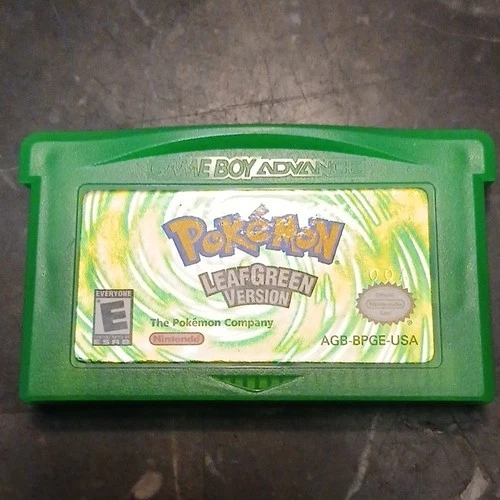 Pokemon LeafGreen Version Nintendo Game Boy Advance NTSC-U/C E-Everyone