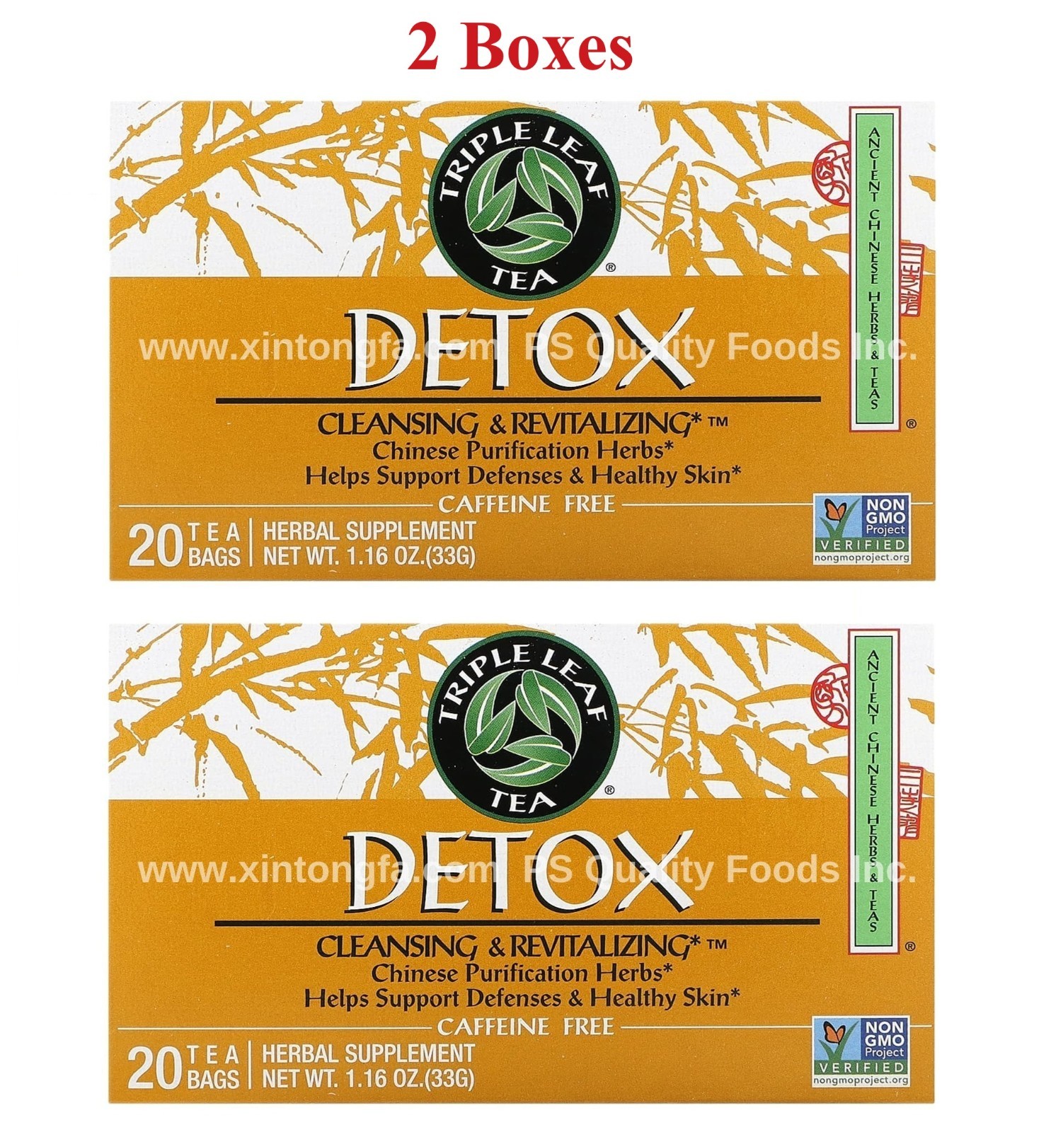 Cleansing & Revitalizing 20 Tea Bags In Each Box
