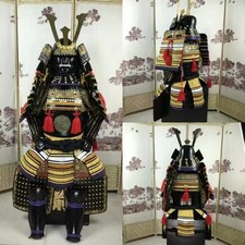 Handmade Japanese Samurai Armor Suit 1:1 Life-Size Wearable Cosplay Costume Prop