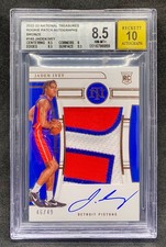 2022-23 National Treasures JADEN IVEY Rookie Patch Auto SP 49 NM Mint BGS 8.5/10