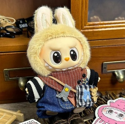 For POP MART LABUBU The Monsters Plush Doll Replacing Clothes Western Boy