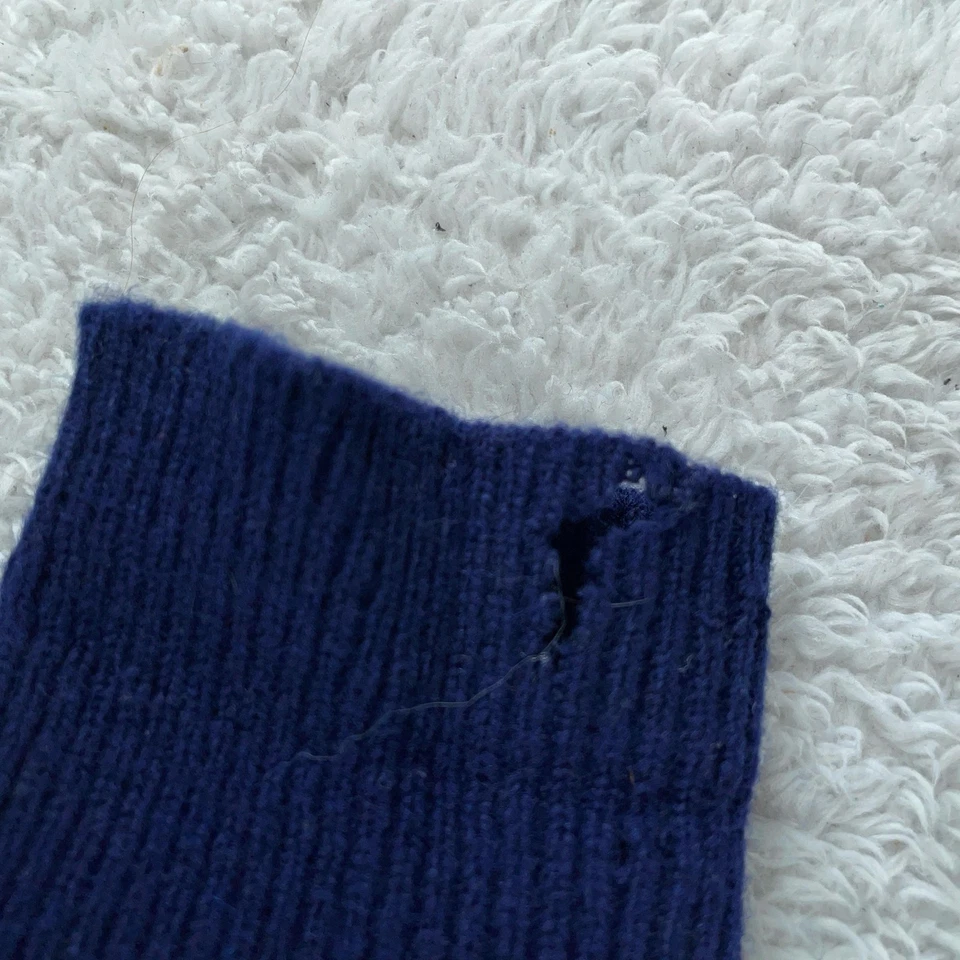 Cárdigan Suéter Austin Reed Para Hombres Mediano Azul Marino Lana de Cordero Argyle Botón Delantero Foto 4 de 4