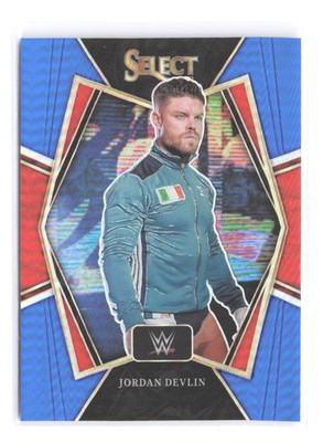 2022 Panini Select WWE Jordan Devlin / JD McDonagh #/199 Blue Prizm Parallel SP