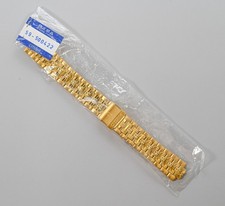 NOS Citizen Men's Gold Tone 18mm Bracelet Band 59-S00422 for Watch 4-S006261 