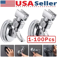 Adjustable Shower Head Holder Suction Cup Handheld Showerhead Wall Mount Bracket