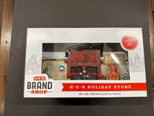HEB Grocery Brand Shop Holiday Store 2025 ,Lights Up, NEW in Box,