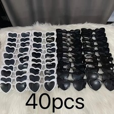 40pcs Heart shaped Glasses Wedding Party Birthday Gift Birthday Gift Bachelor Pa