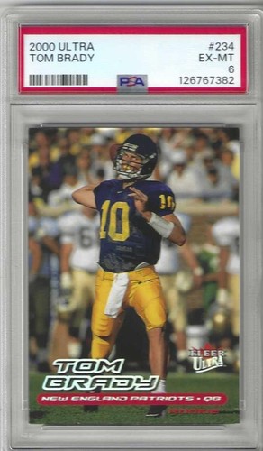 Tom Brady #234 2000 Ultra card