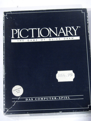 Vintage Commodore C 64 128 Disk Software Computer Spiel GAME Pictionary box