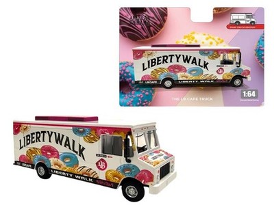 Food Truck   Liberty Walk LB Cafe 1:64 Scale Model - American Diorama AD70103