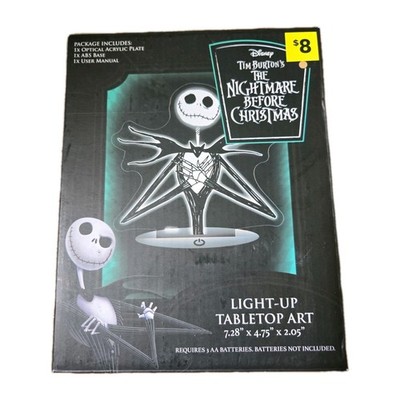Disney's Tim Burton-The Nightmare Before Christmas Light Up Jack Skeleton *NEW*