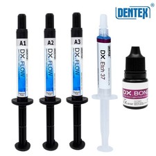 Dental Composite Resin Medium Flowable Light Cure/ Etching Gel /Bonding Adhesive