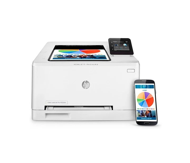 HP Colour LaserJet M252dw A4 Duplex Wireless Printer - With Toners / 22600 Pages - Image 3 of 4