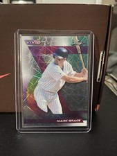 2024 Leaf Vivid Base Laser Teal Mark Grace #41 - #/1