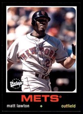 Matt Lawton 2002 Upper Deck Vintage #221 Mets MLB READ FREE SHIP AutographDen