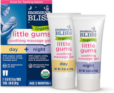 Organic Little Gums Soothing Massage Gel Day and Night Combo, Great for Teeth...