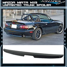 Fits 90-97 Mazda Miata Mx5 Mk1 Kg Type 1 Unpainted Rear Trunk Spoiler Wing Abs Fits 90-97 Mazda Miata Mx5 Mk1 Kg Type 1 Unpainted Rear Trunk Spoiler Wing Abs