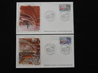FDC France 1983 (x2) Council of Europe official stamps