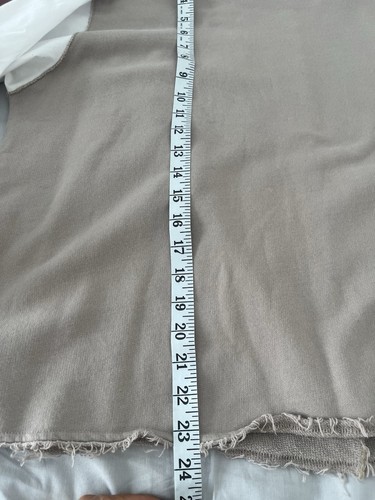 Top Zara manga larga color tostado/blanco mezcla de algodón talla grande L manga corbata - Imagen 7 de 7