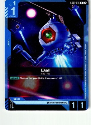 Set Of 4 Ball GD01-015 C Newtype Rising Gundam Lightly Played