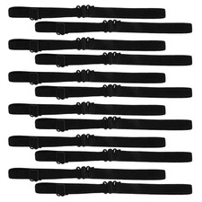 20 Pcs Neck Tie Extender for Men Bowknot Strap Adjustable Straps