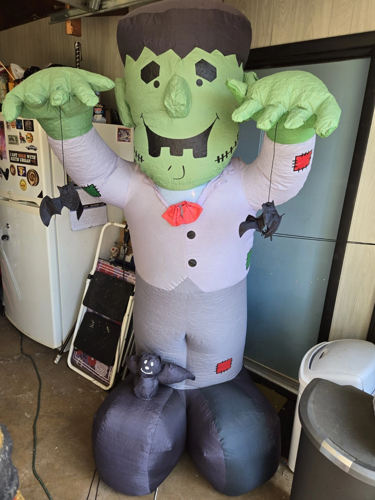 GEMMY 7 Ft. Halloween Airblown Inflatable Frankenstien Looking Monster 
