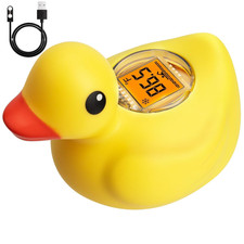 Rechargeable Baby Bath Thermometer-Ip68 Waterproof-Bpa-Free Bath Thermometer Bab