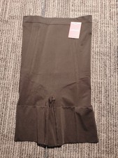 Spanx Women's XL OnCore High Waist Mid Thigh Shaper Shorts Very Black NEW