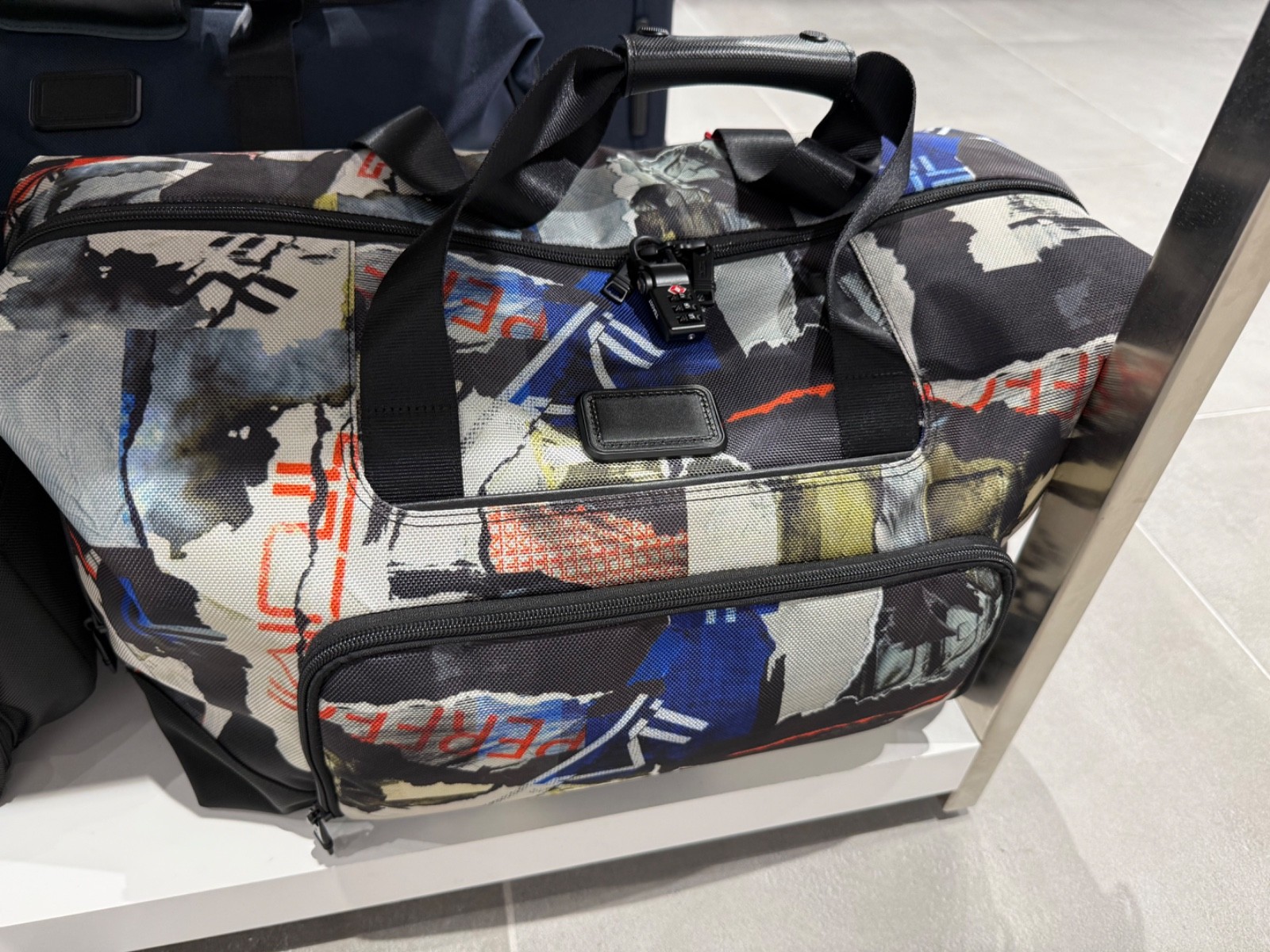 NEW Tumi ALPHA 18.5” Double Expansion TRAVEL Satchel Bag - NYC POSTER PRINT
