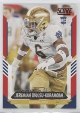 2021 Score Rookies Red Jeremiah Owusu-Koramoah #353 9hx