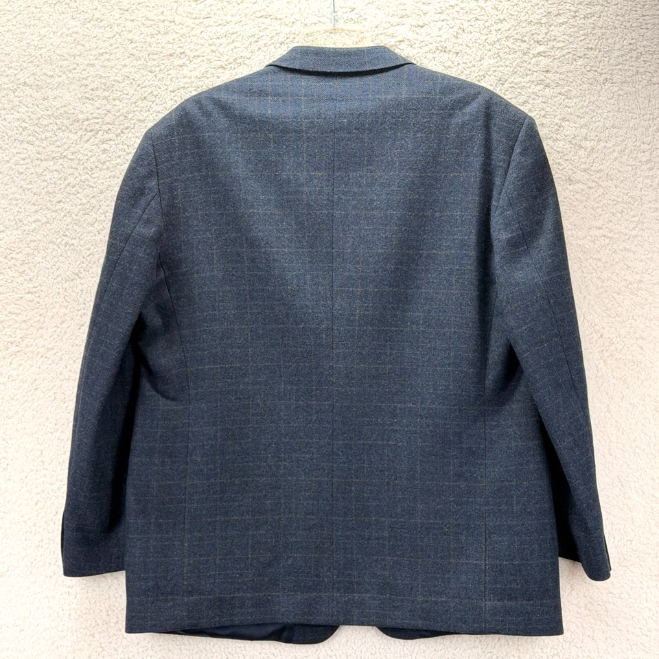 Blazer Pronto Uomo Lana 2 Botones Ventana Cuadros Hombres Talla 46 Corto Deportivo Sin Ventilación Foto 2 de 4