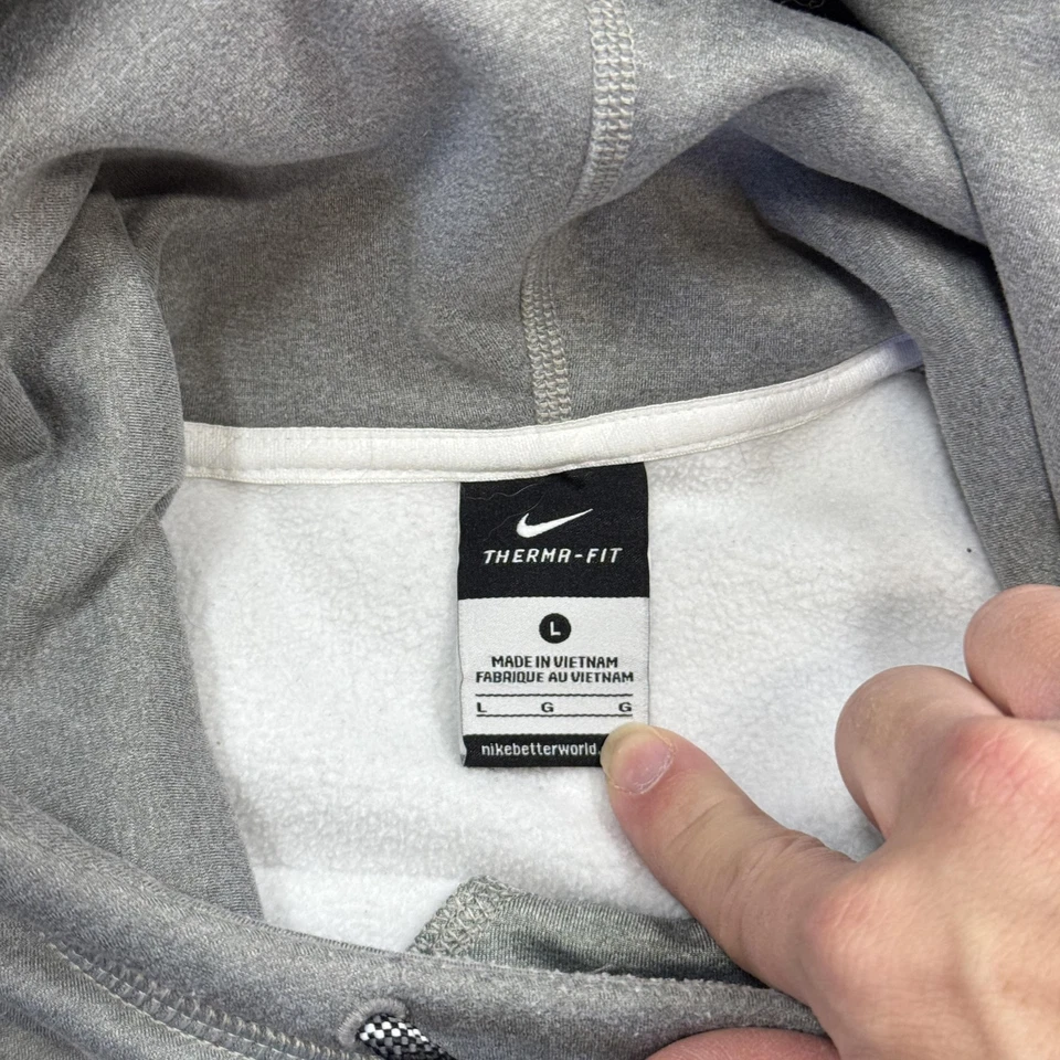 Florida State Seminoles Hoodie Mens Large Gray NCAA Football Nike Therma-Fit - Image 4 of 4