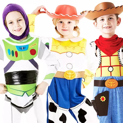 Disney Buzz, Woody or Jessie Toy Story Kids Costume Child Fancy Dress  Outfit 3-8