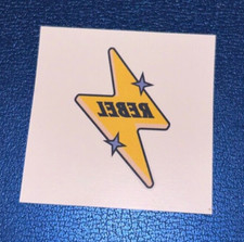 DUTCH BROS TATTOO Drop for June 28th 2024 Lightening Bolt Rebel Yellow blue