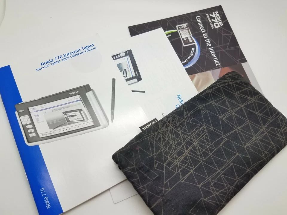 Rare Boxed Great Condition Black Nokia 770 Tablet 128MB COLECTORS CONDITION - Image 4 of 4