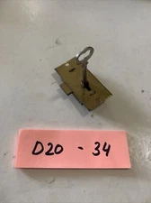 Furniture Lock Brass With Key For Drawer or Door Half Mortise FREE SHIPPING