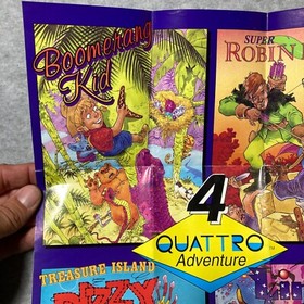 Camerica Codemasters 4 Quattro Dizzy Robin Hood NES Nintendo Insert Poster Only